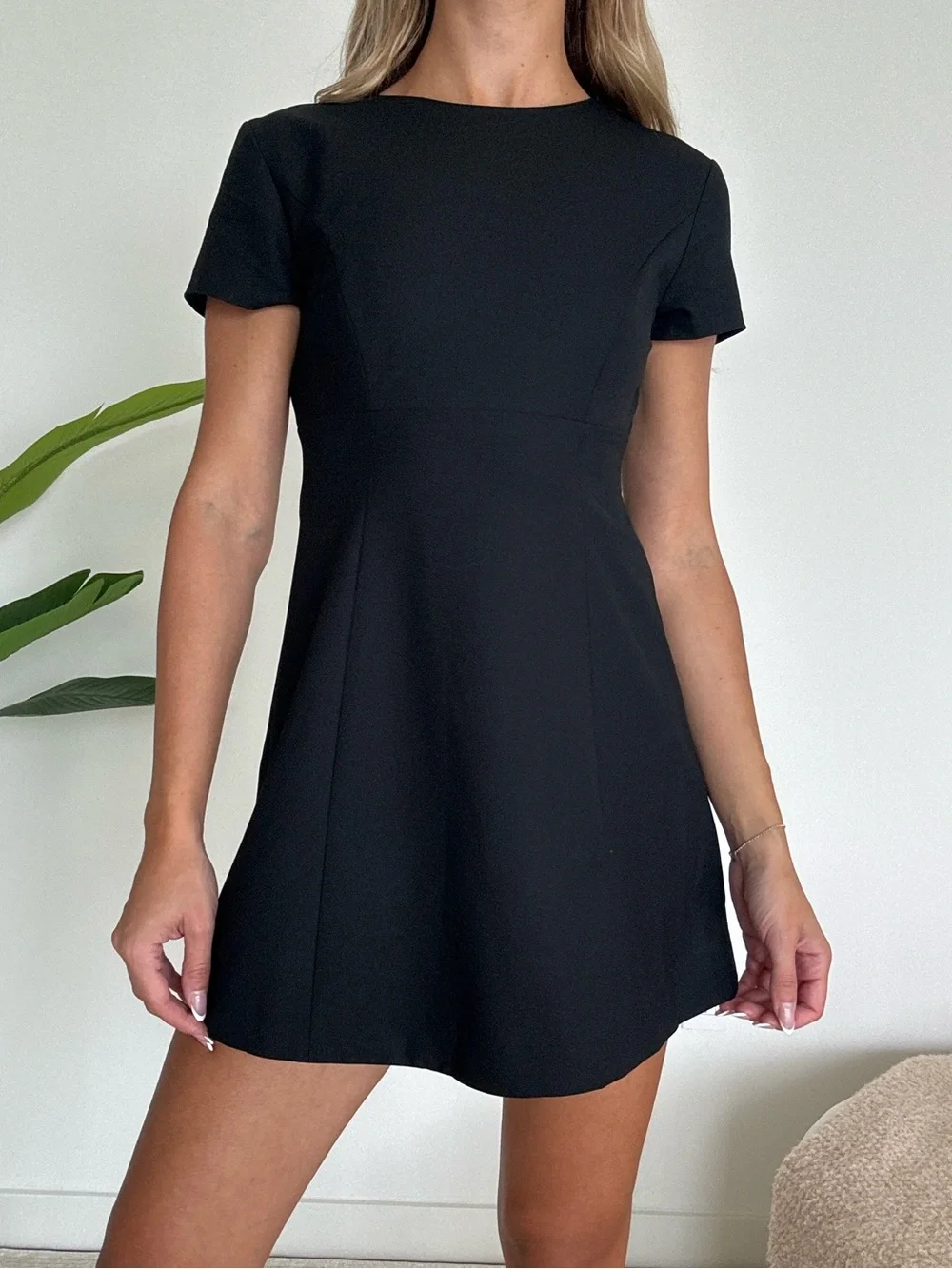 Artizia Black Mini Dress